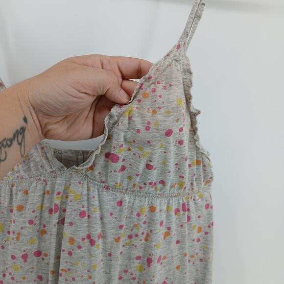 Y2K PINK by VS Babydoll Speckled Micro Mini Dress LG Lounge Nightgown Playful - Picture 3 of 10